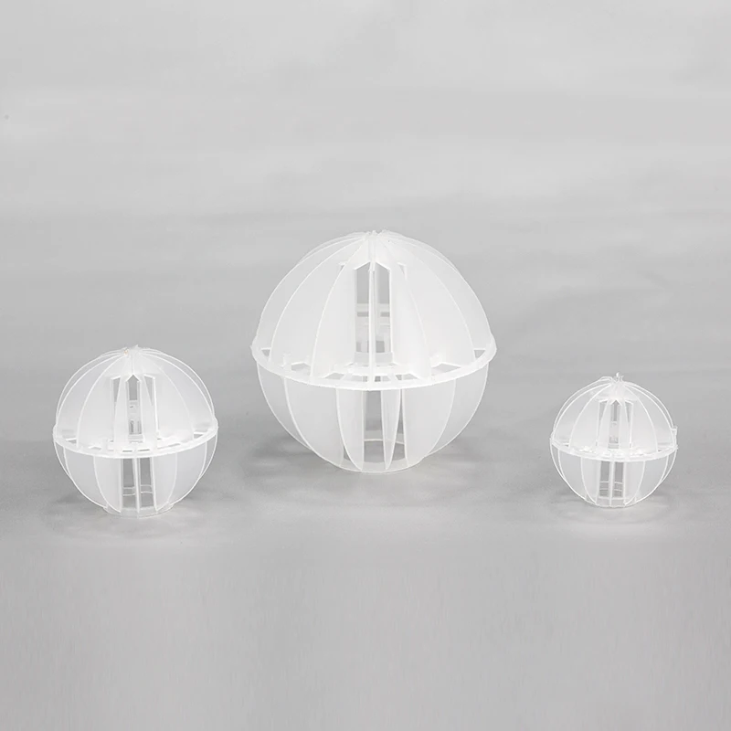 25-76mm Cpvc Rpp Pp Pvc Pe Plastic Polyhedral Hollow Ball For Purify Water
