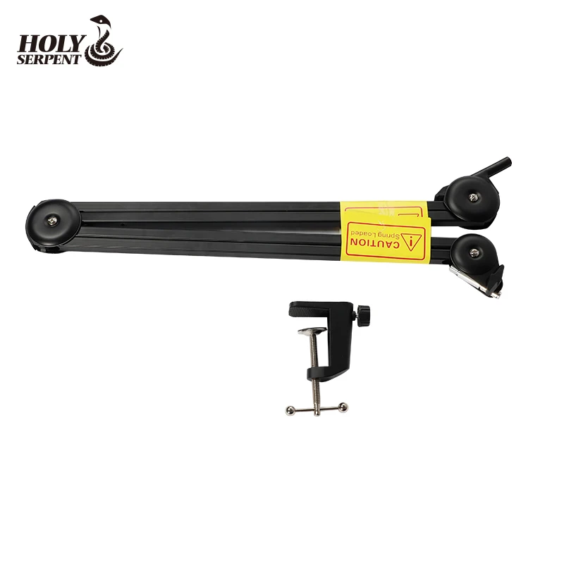 Металлический Прочный Портативный Гибкий конденсаторный микрофон Arm Mic Stand 3/8 "до 5/8" винтовой адаптер