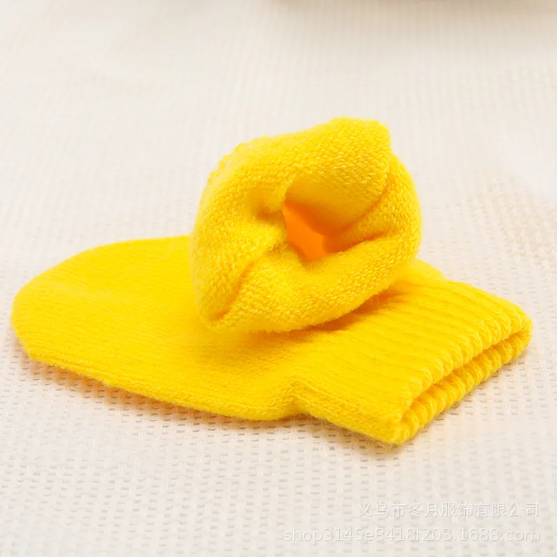 Winter Knitted Gloves For Baby Boys And Girls Warm Rope Full Finger Mittens Gloves For Children Toddler Kids