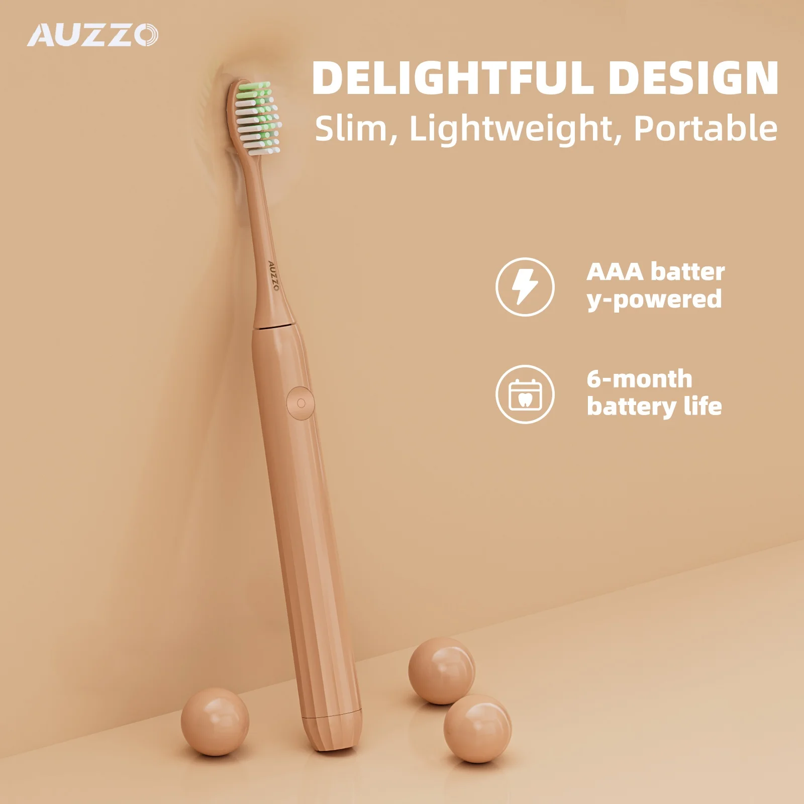 Oem Deep Clean Battery Powered Toothbrush Sonic Vibration Electric Toothbrush For Adult