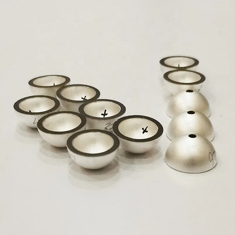 Half Ball Piezo Ceramic Spherical Hemispherical Piezoelectric Ceramic For Transducer