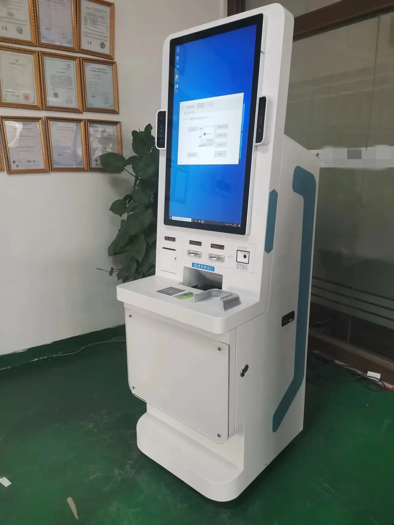 Print and copy machine 32 Self Service Utility airwaybill/Hospital a4/A6 printing document scanner boarding pass printing Kiosk