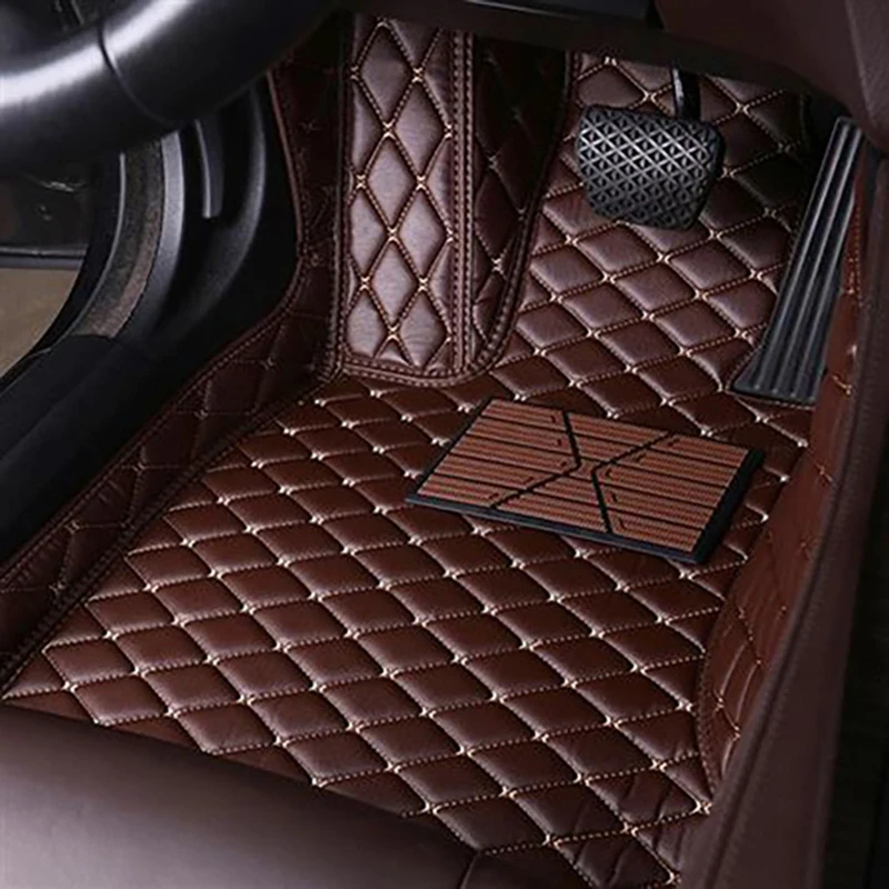 Автомобильные кожаные коврики для ног подкладка коврик Suzuki Jimny Swift Samurai Grand Vitara Ciaz Sx4 Alto Baleno