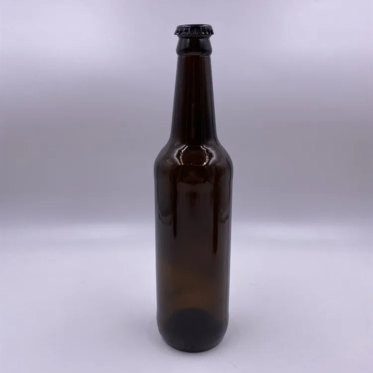 Wholesale  16oz 500ml 1000ml Amber Grolsch Empty Custom Swing Top 500ml Glass Beer Bottle