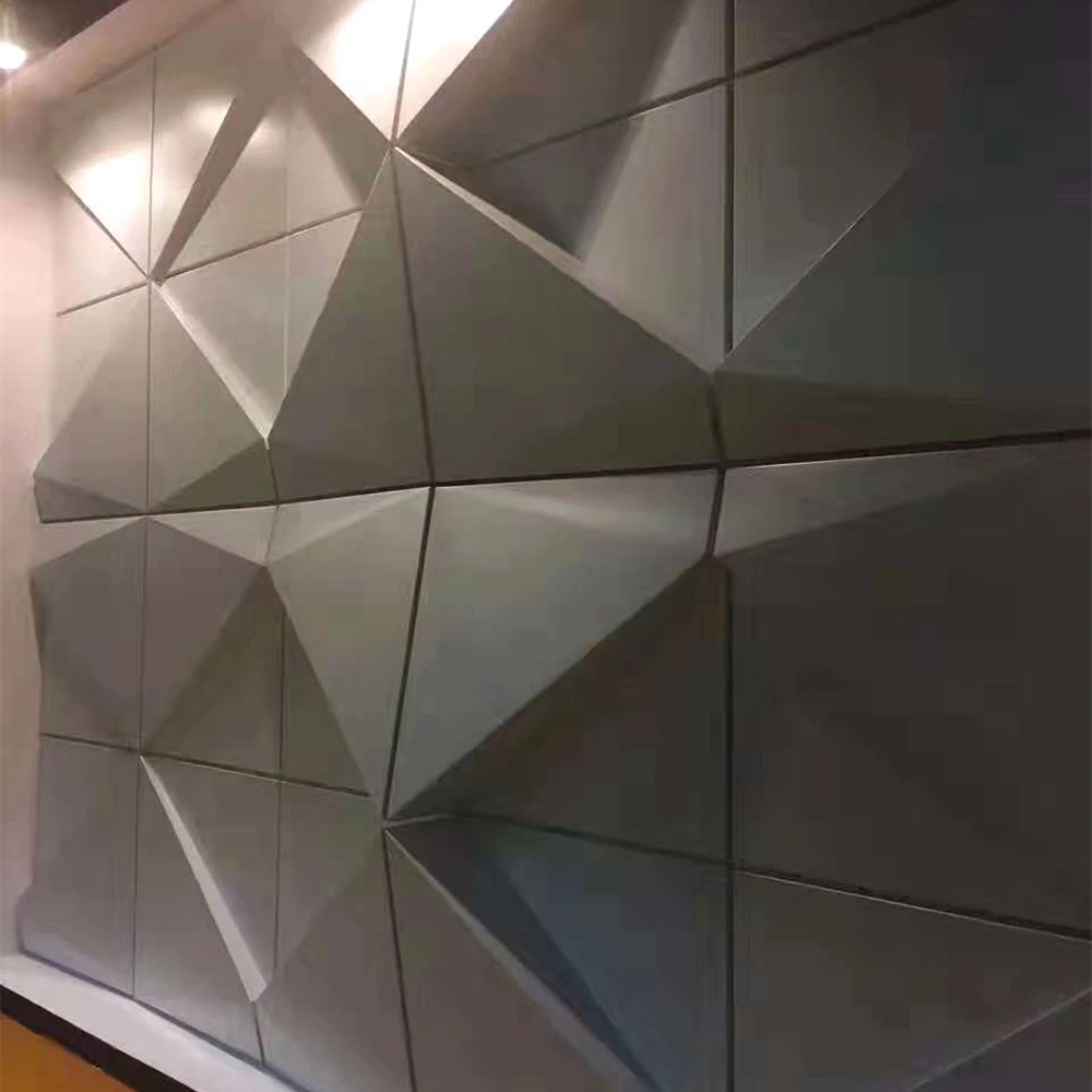 3D Design With Laser Cut Aluminum Decorative Facade Wall Panel