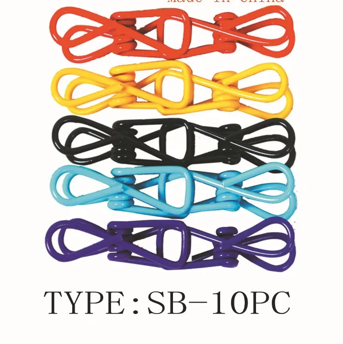 Лидер продаж, зажимы для чипов и сумок, цветной стальной зажим с зажимом для вешалки vynel