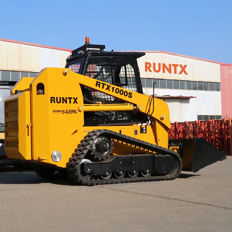 Runtx Small Skid Steer Loader 500KG 700kg 1000kg Skid Steer Skid Loader for Sale