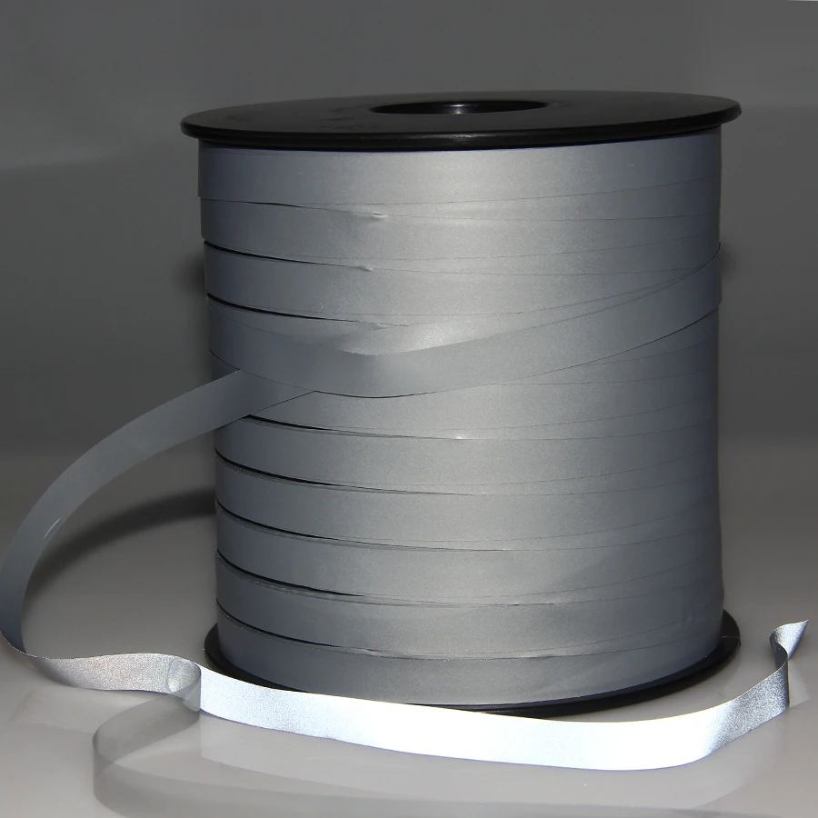 Bright Elastic Reflective Heat Transfer Vinyl Stretchable Reflective Tape Film fabric for ironing on ribbons or webbings