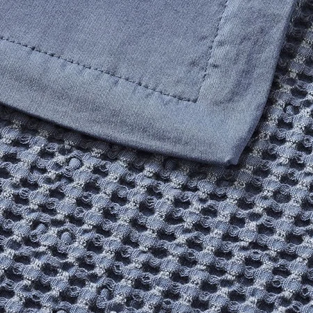 CFP G361 Baby Blanket 30*40inch Cotton satin trim Waffle Baby Blanket