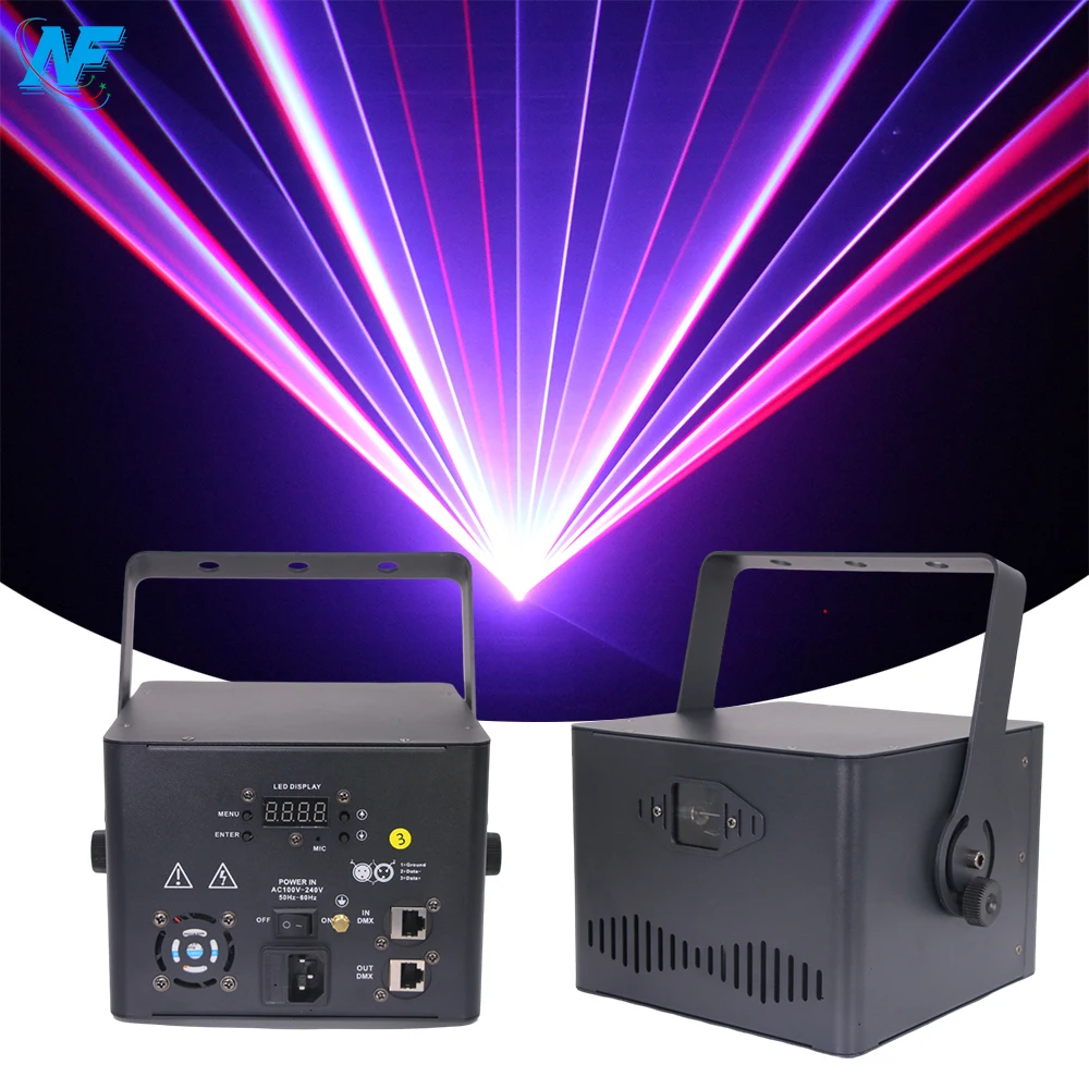 4W RGB Laser Projector for Laser Show in Factory  Party Events Disco DJ Club ILDA Animation Laser Light