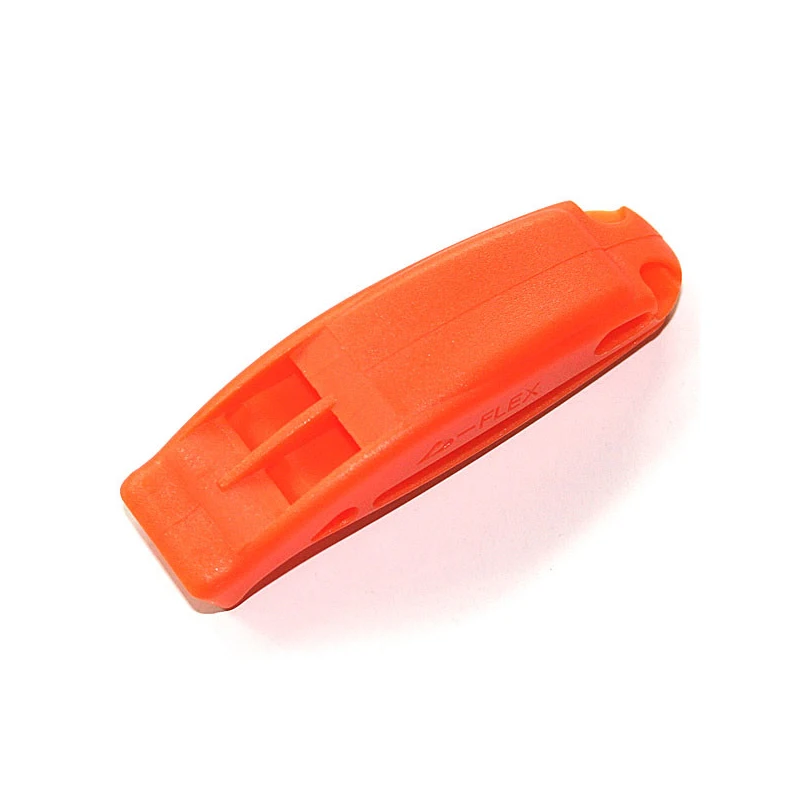 Outdoor High decibel Orange emergency safety whistle with Clip