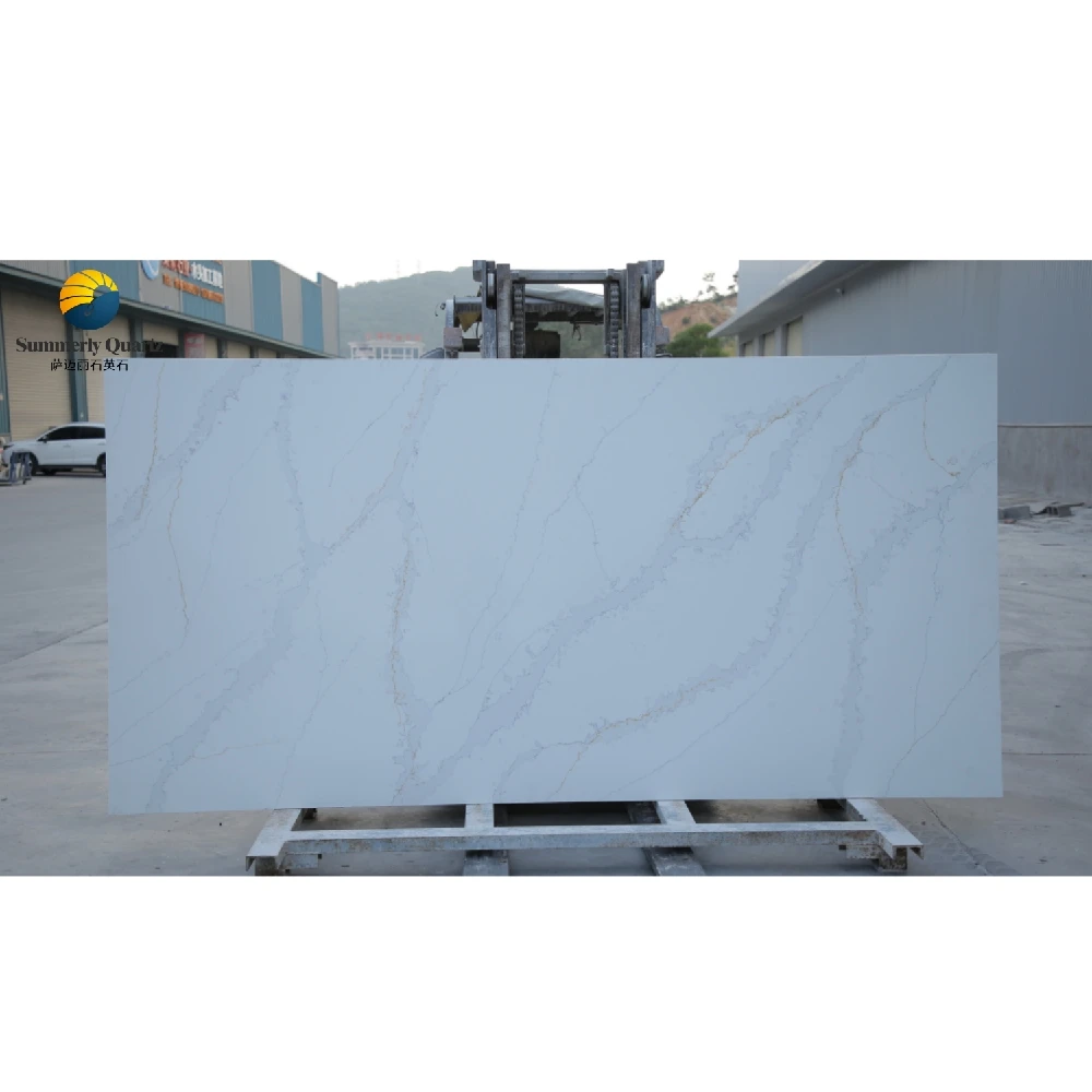 SUMMERLY large stone slab artificial marble style wall background panel quartz slab