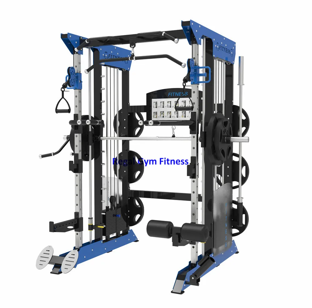 Multi Function home use Smith Machine with Weight Stack wholesale gym equipment Manufacturers