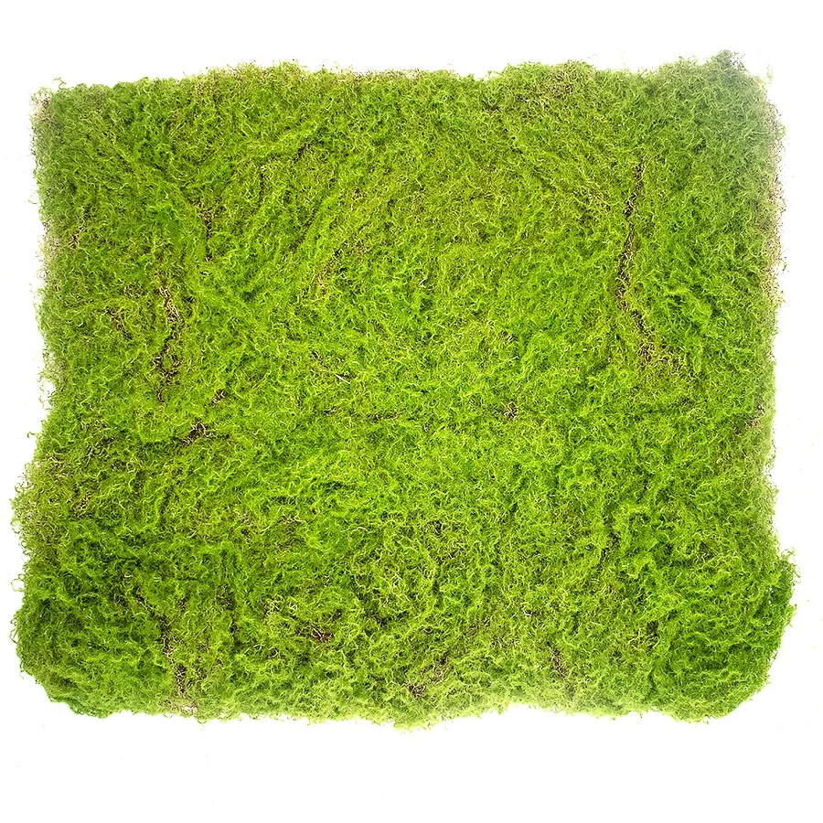 Artificial green moss 50cm x 50cm for vertical base application