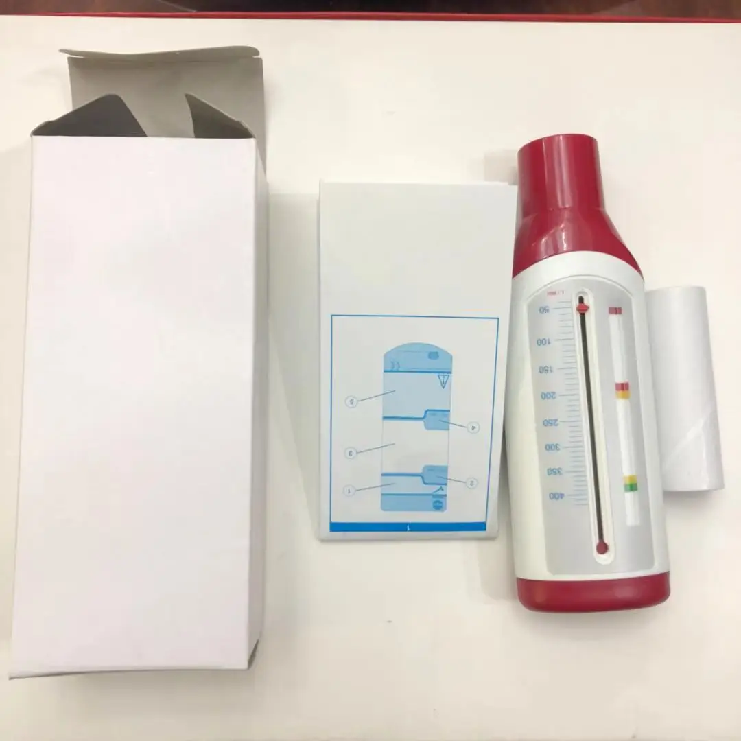 Medical incentive spirometer Peak flow meter for lungs  adult 800ml peak expiratory flow meter
