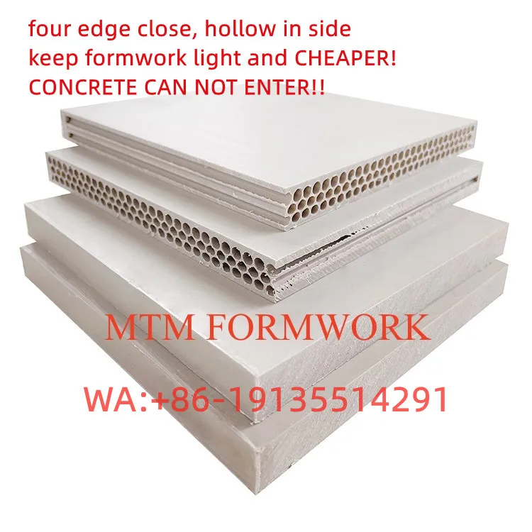 construction formwork  Save 50% total budget than plywood and metal formwork!