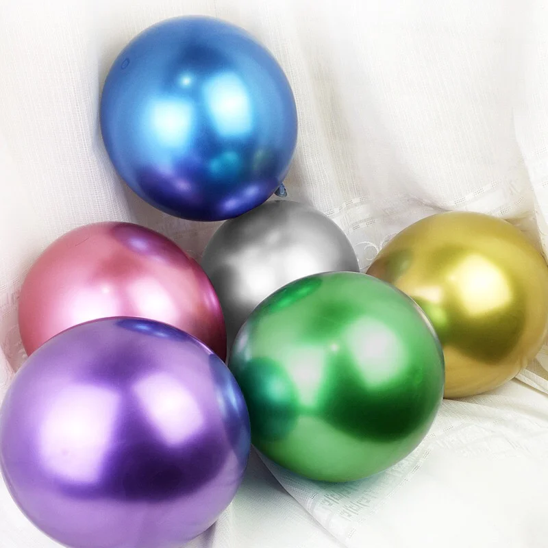 
factory direct selling 12' 100% latex balloon standard pastel chrome metallic color plain latex balloons 