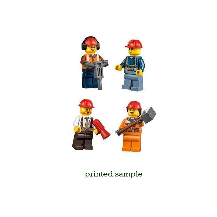 Автоматическая высокоскоростная 4-цветная игрушка Lego ручка для более легкого принтера печатная машина