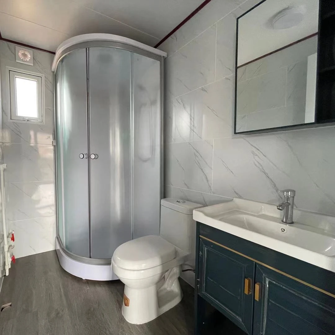 QSH 40ft container luxury 2bedroom or 3bedroom smart sip panel Spain bauhaus 4 bedroom villa 2 story  prefabricated houses Guyan