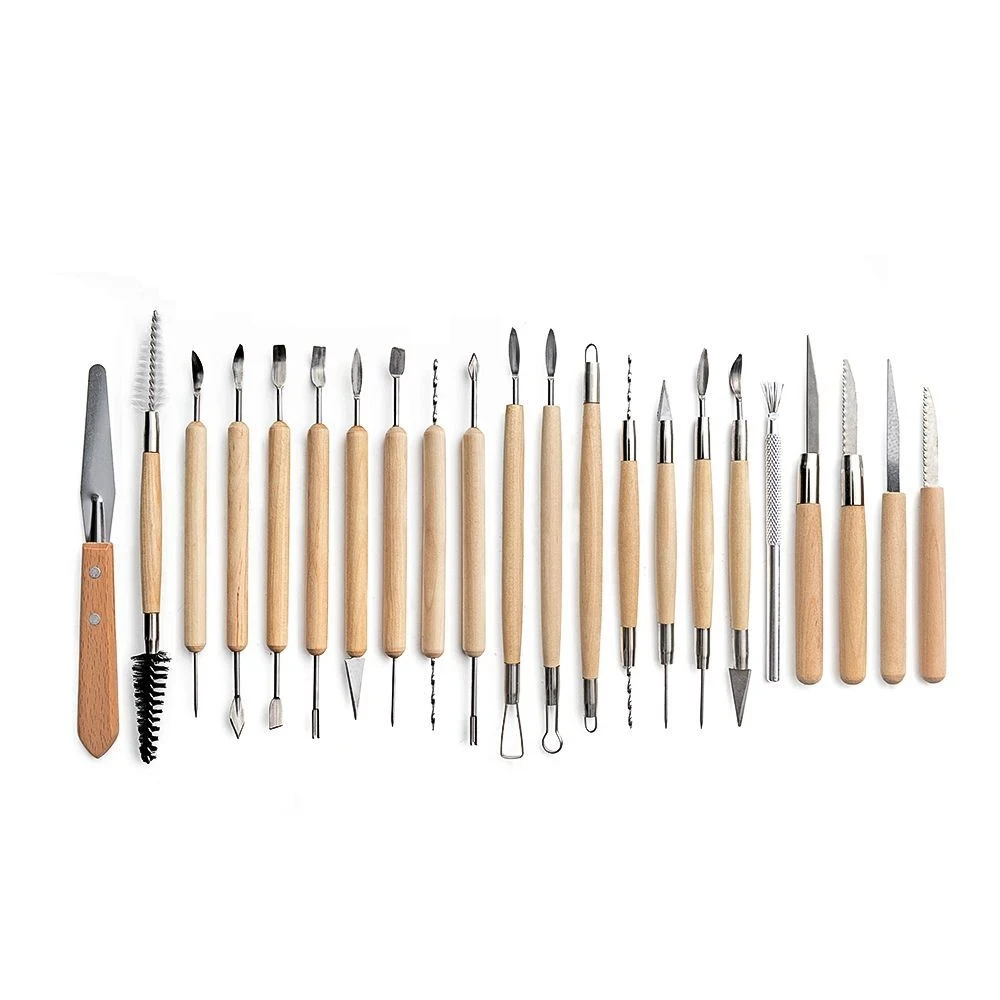 61Pcs Polymer Clay Tools Ball Stylus Dotting Tools Modeling Clay Sculpting Tools Set Rock Painting Kit for Sculpture Pottery