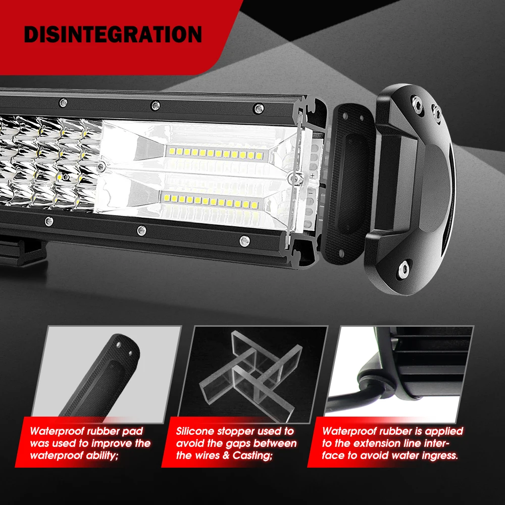  E-mark CE ROHS 100000 люмен 12D 4 ряда 22 
