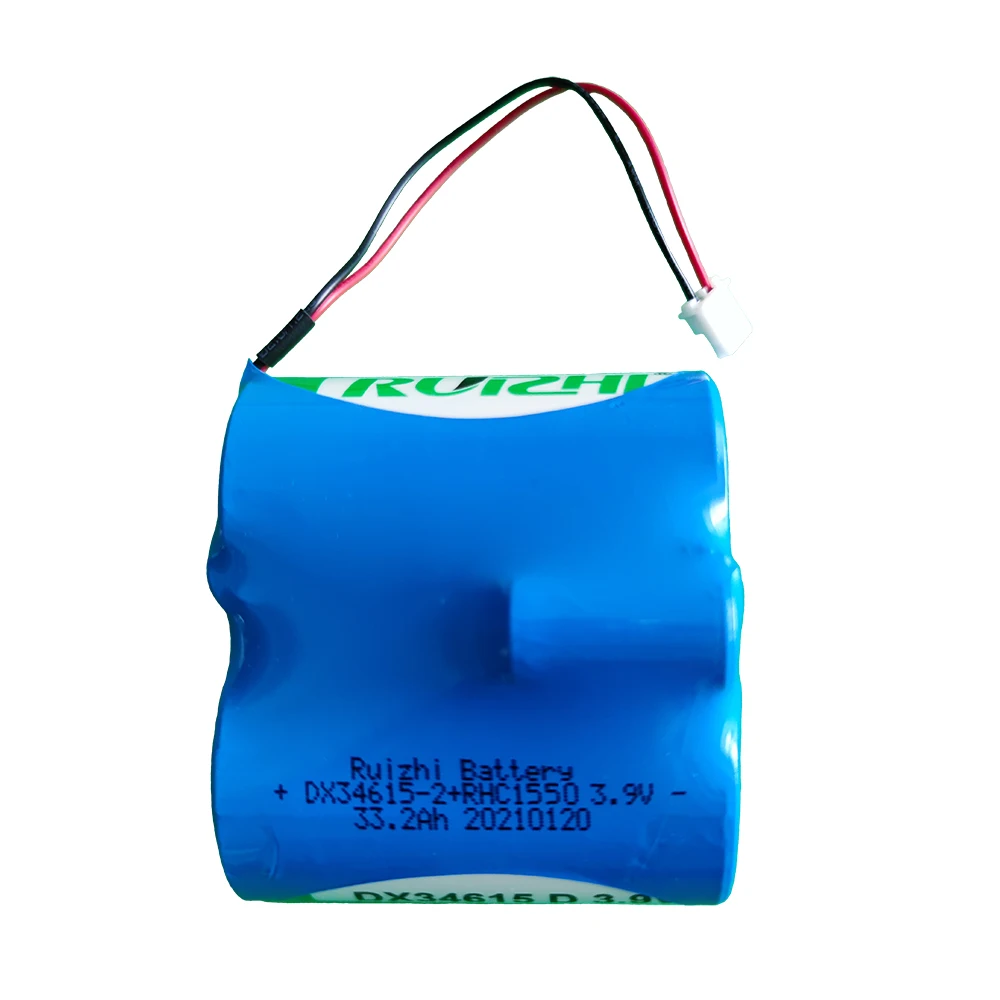 Battery Pack Hybrid Capacitor RHC1550 with 2xDX34615 Li-SO2Cl2 Battery RHC1550+DX34615-2 3.9V 33200mAh used for GSM