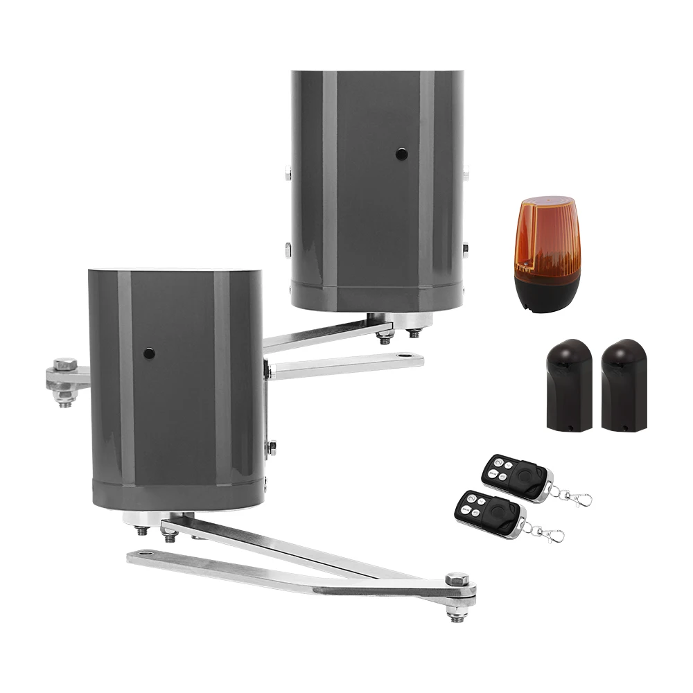 New 2021 Articulated DC 24V Folding Dual Arm Gate Opener Kit