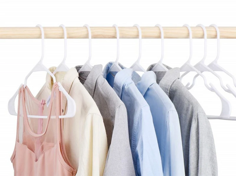 Sell Japanese high-grade flocking rack wardrobe plastic hangers