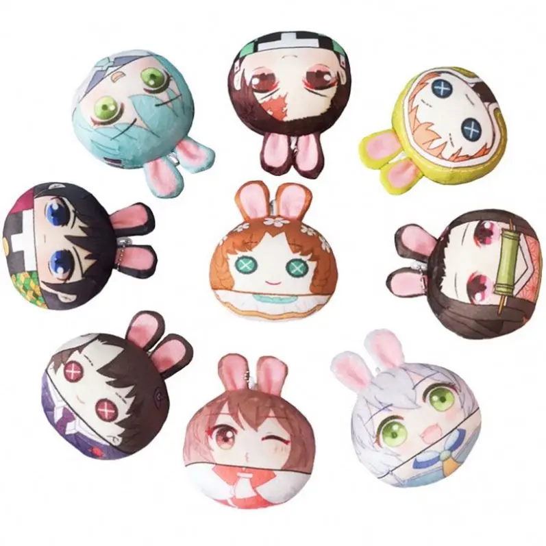 10 Cm anime Plushie Demon Slayer Kamado Tanjirou stuffed soft plush doll for gifts