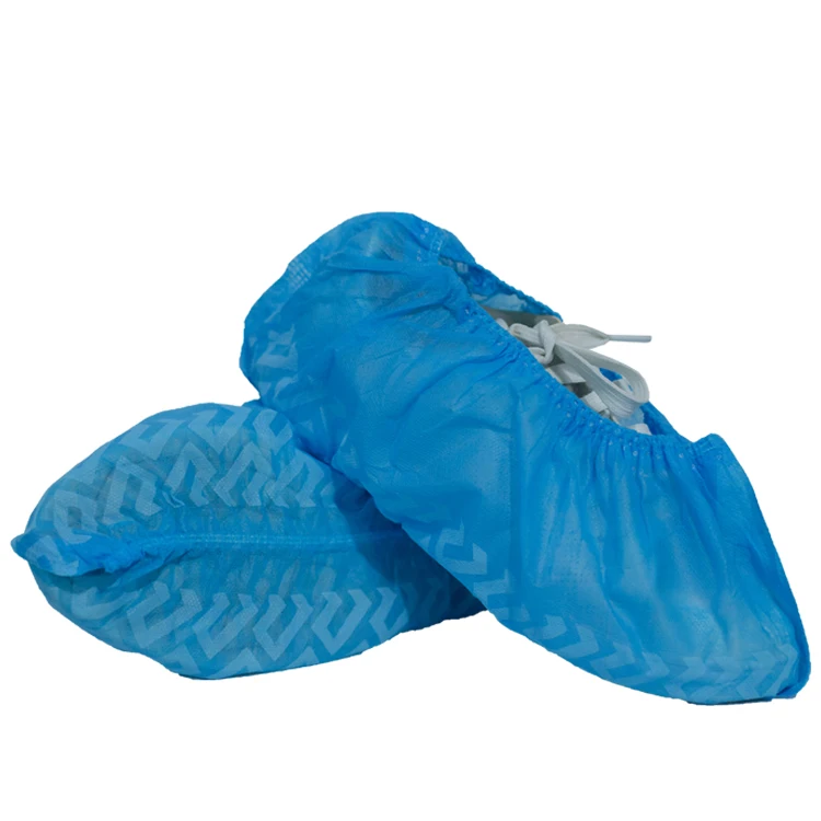 
Manufacturer Thickening PP CPE Shoe Covers Disposable Non Slip For Automatic 