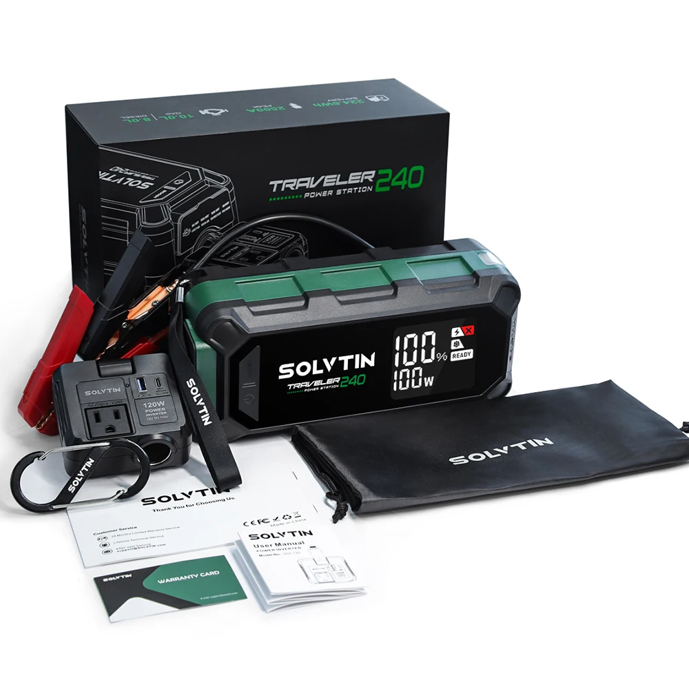 multifunction 100w powerbank booster battery  jumpstarter jumper car jump starter portable power bank with car jump starter