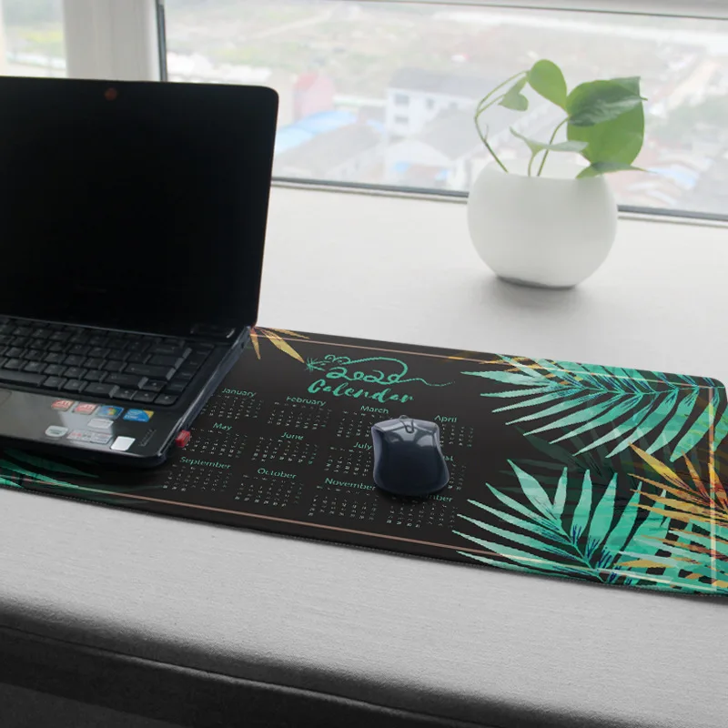 
BUBM Manufacturer Custom Rubber Mutispandex Calendar 2020 Mouse Table Desk Pad Mat 