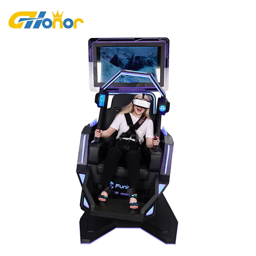 Indoor Vr Game Machine Simulator Vr Flight Simulator 9D Virtual Reality Game Machine