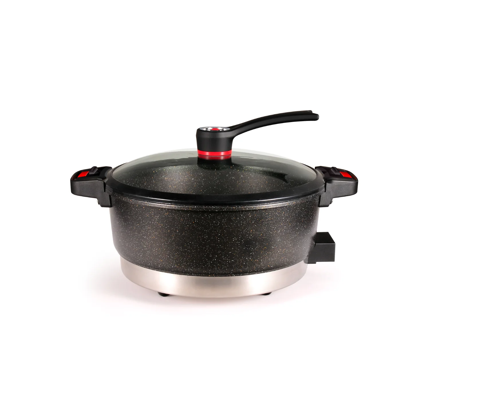 
Electric Panci Deep fry pan non stick coating wok multi function cooker electric hot pot salad master electric skillet 