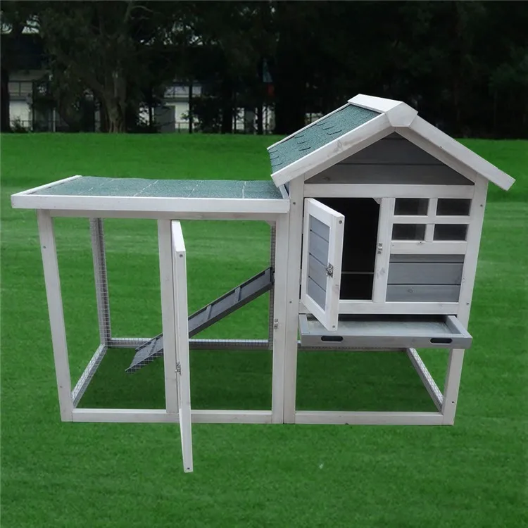 New Luxury Rabbit Hutch Villa Double Floor With Run Bunny Pet House For Sale Outdoor Chicken Coop Rabbit Cage