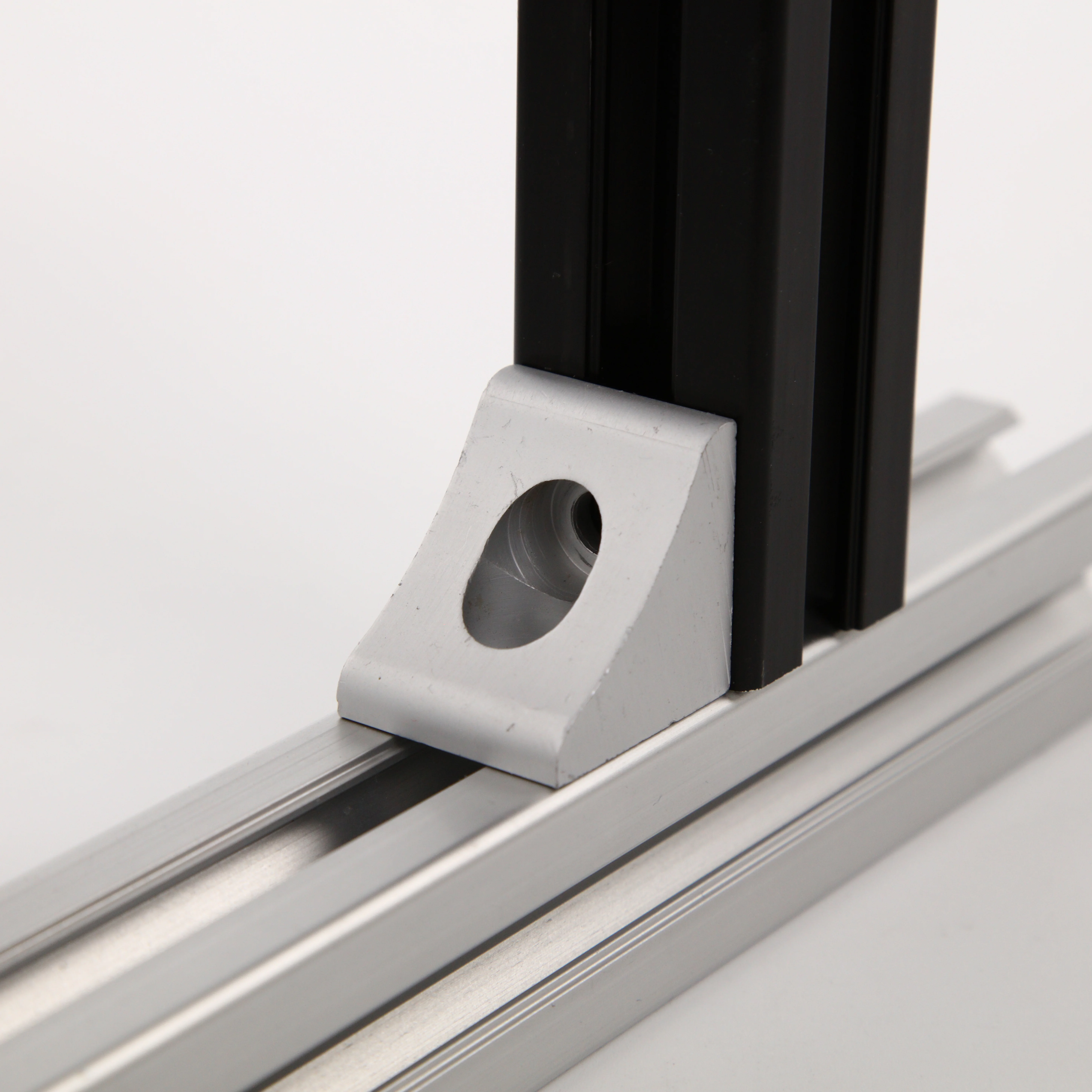 Durable 2 Hole 3030H Strong Bracket 30x30 Extrusion Profile 28*26mm for Extruded Aluminium Industrial