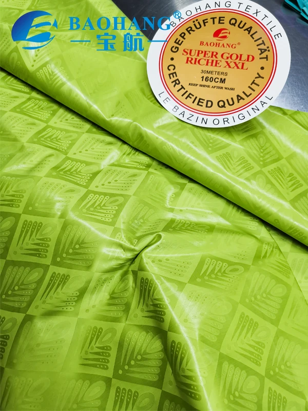 100%cotton Fabric Africa Getzer Bazin Riche 70x70