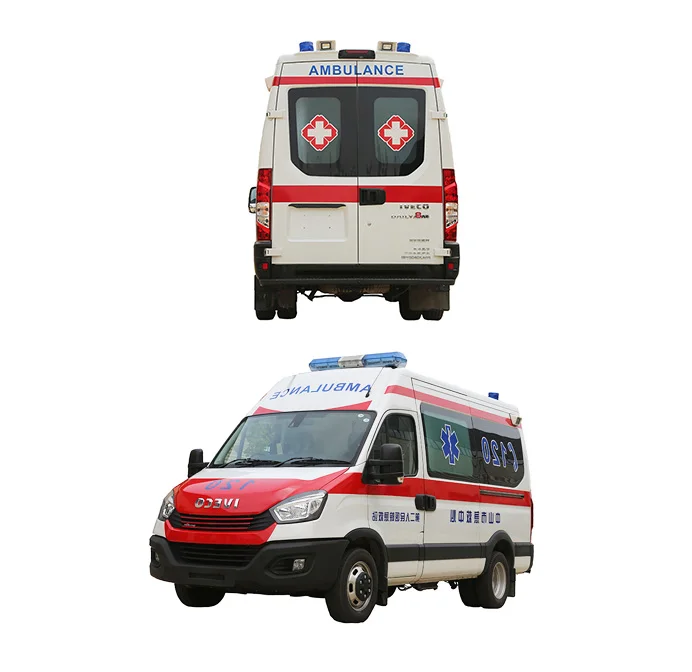 Transport NAVECO Ousheng 4x2 Hospital Ambulance Vehicle Monitoring Emergency Ambulance ICU Medical Ambulance Car