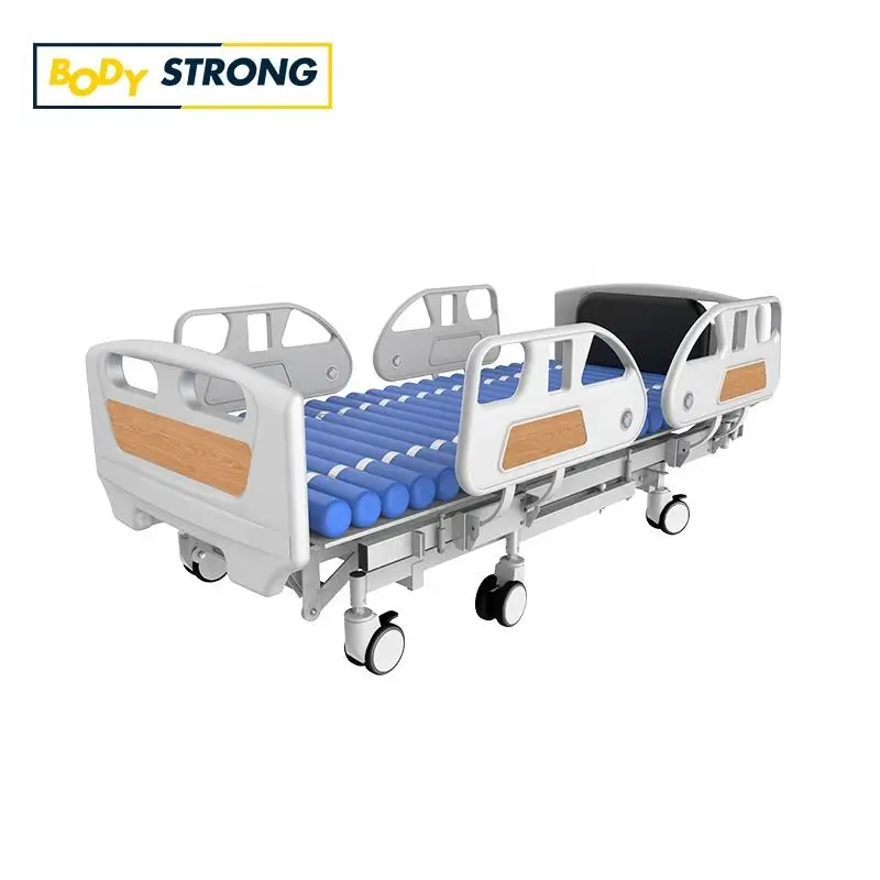 Hospital Bed for Patient ABS Board Embedded Panel 5 Function Electric Hospital Bed