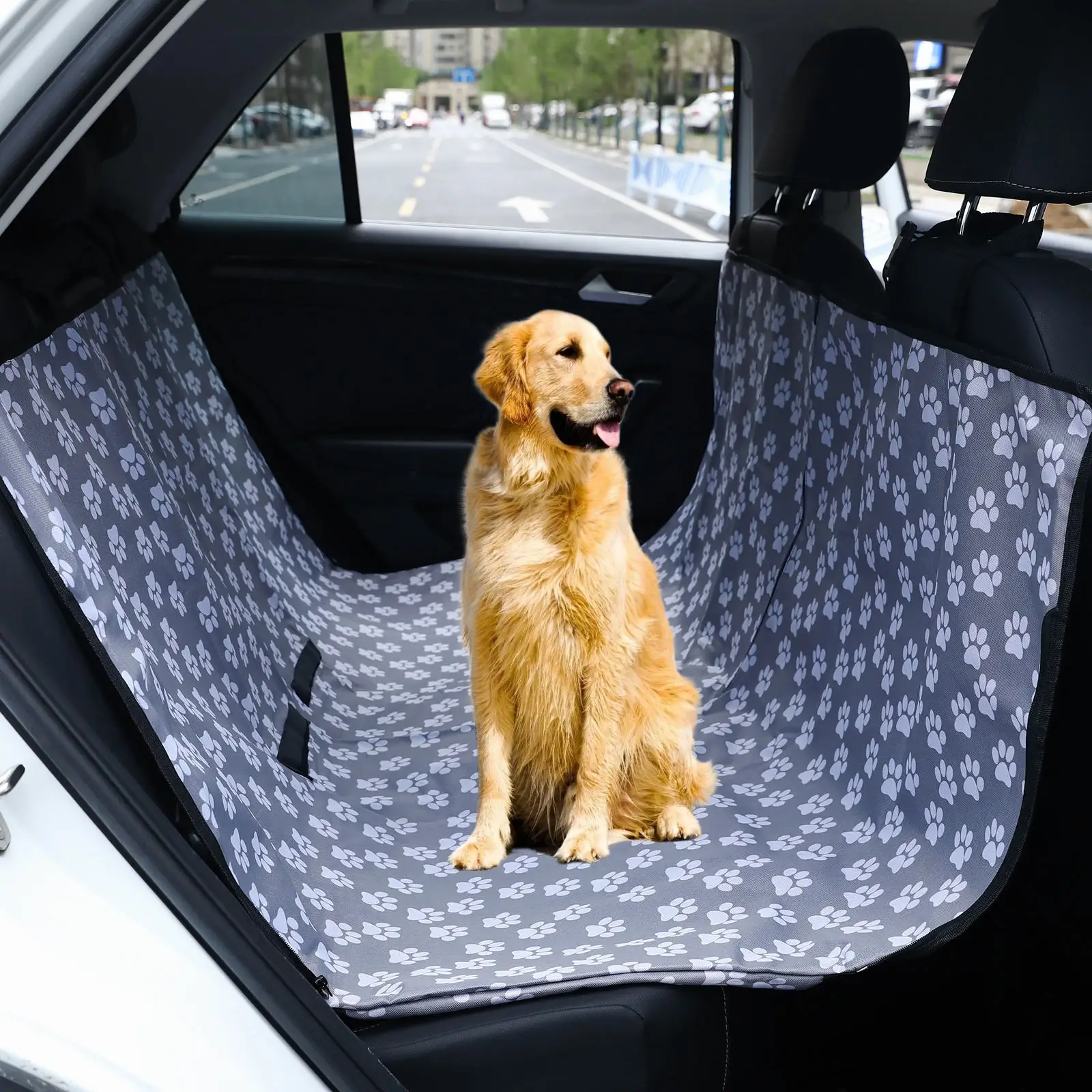Waterproof Oxford cloth non-slip anti-scratch durable soft back pet dog car seat cover