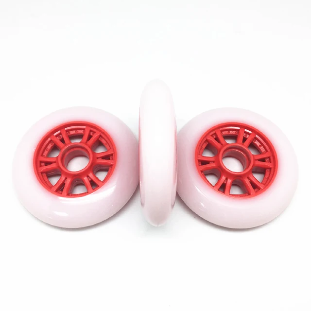 Factory custom polyurethane good quality hot selling professional speed inline skate wheels speed skating wheel 125mm