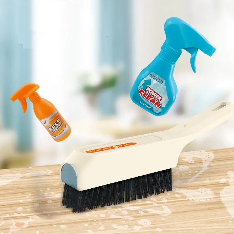 Pretend Play Toy Children Cleaning Tool Toys Housework Tools Role Play Cleaning Toy Set With Rich Accessories