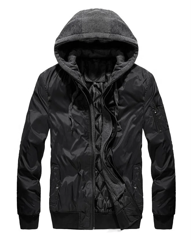 
Wholesale High Quality Waterproof Windbreaker Bomber Jacket Men Flight Jacket hooded winter jacket coats Outerwear for men 
