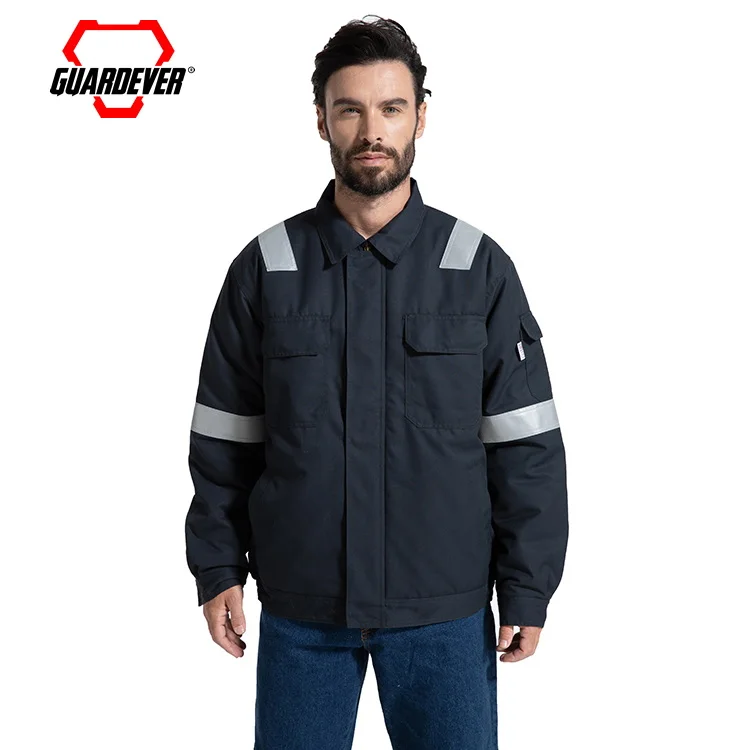 Extreme Protect Nomex Aramid IFR Inherent Winter Safety Fire Proof Flame Retardant FRC FR Fire Resistant Work Jacket