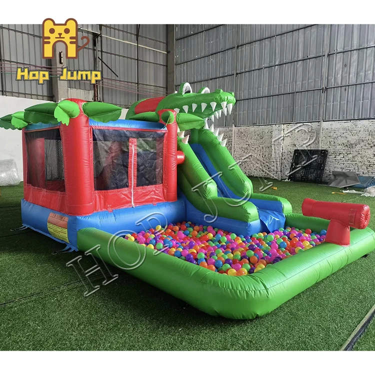 Commercial bounce house inflatable small bouncy castle air bounce with slide