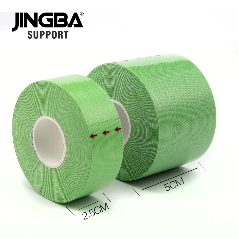 JINGBA CE ISO Factory Elastic Tape Original Cotton Water-Resistant Kinesiology Tape Physio Sports Tape for Pain Injuries