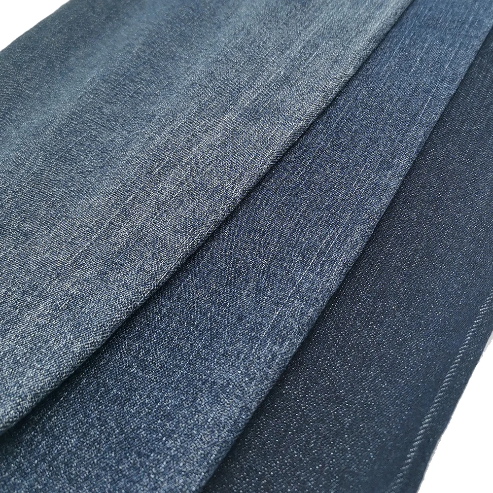Aufar 8.5 oz 178-180 cm spandex denim fabric stocklot fabrics for jeans pants cotton fabric roll S33G1249