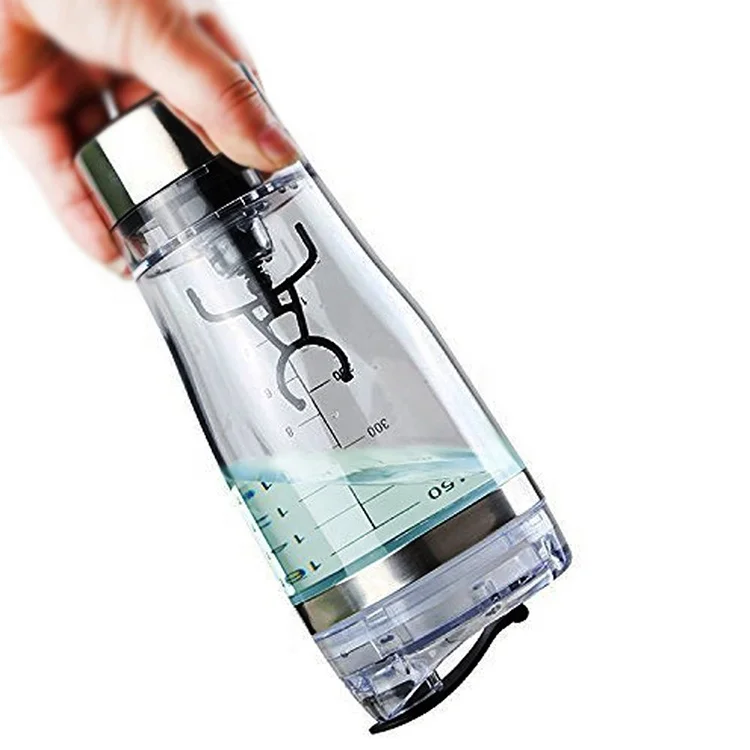 USB rechargeable gym electric shaker bottle 450ml 16oz automatic mixer for powder milk