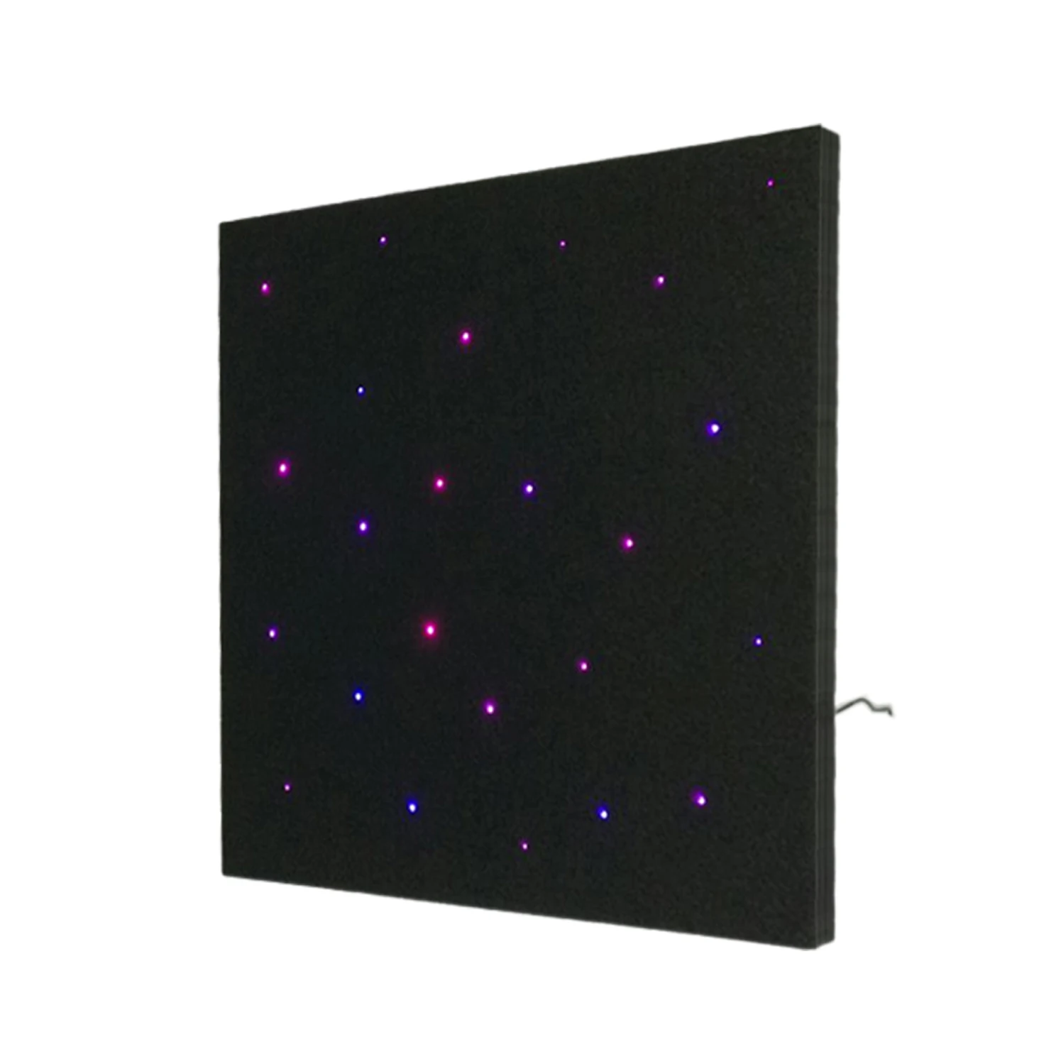 custom color nebula shooting star Plastic fiber optic star tile for home roof and hotel ceiling interior decoration