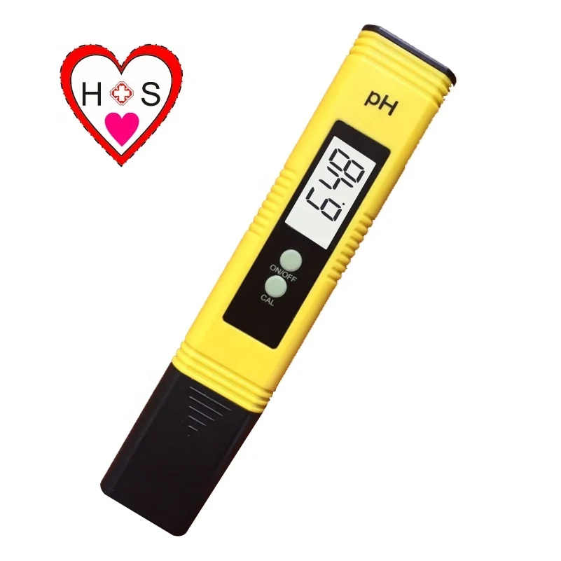 Newest portable ph with lcd display for aquarium and drinking water with backlight water temp digital ph meter water tester